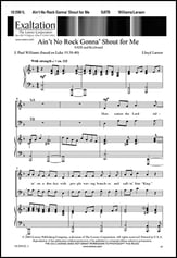 Ain't No Rock Gonna Shout for Me SATB choral sheet music cover